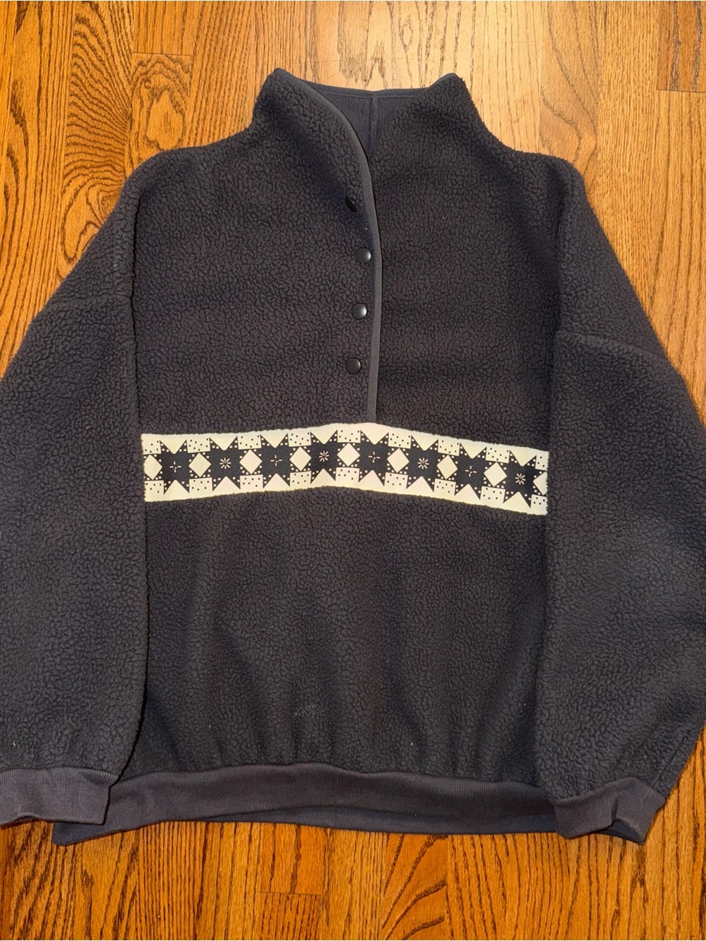 Madewell Grey Fleece Pullover